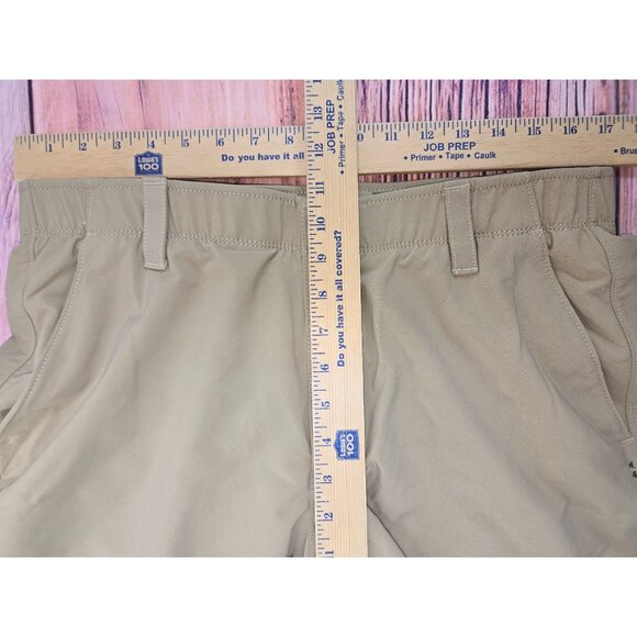 Under Armour Mens Slim Fit Khaki Golf Pants 36x32 Nylon Blend Stretch - Picture 8 of 9